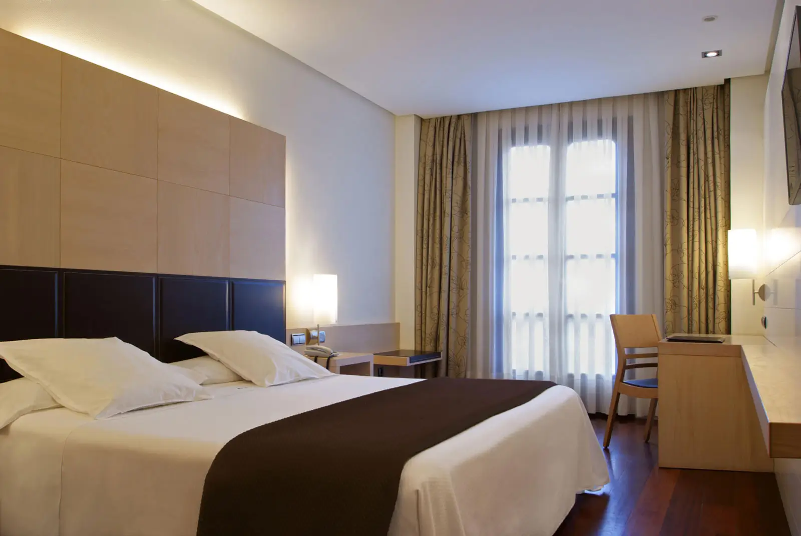 Habitación doble del Hotel Mozart en Valladolid