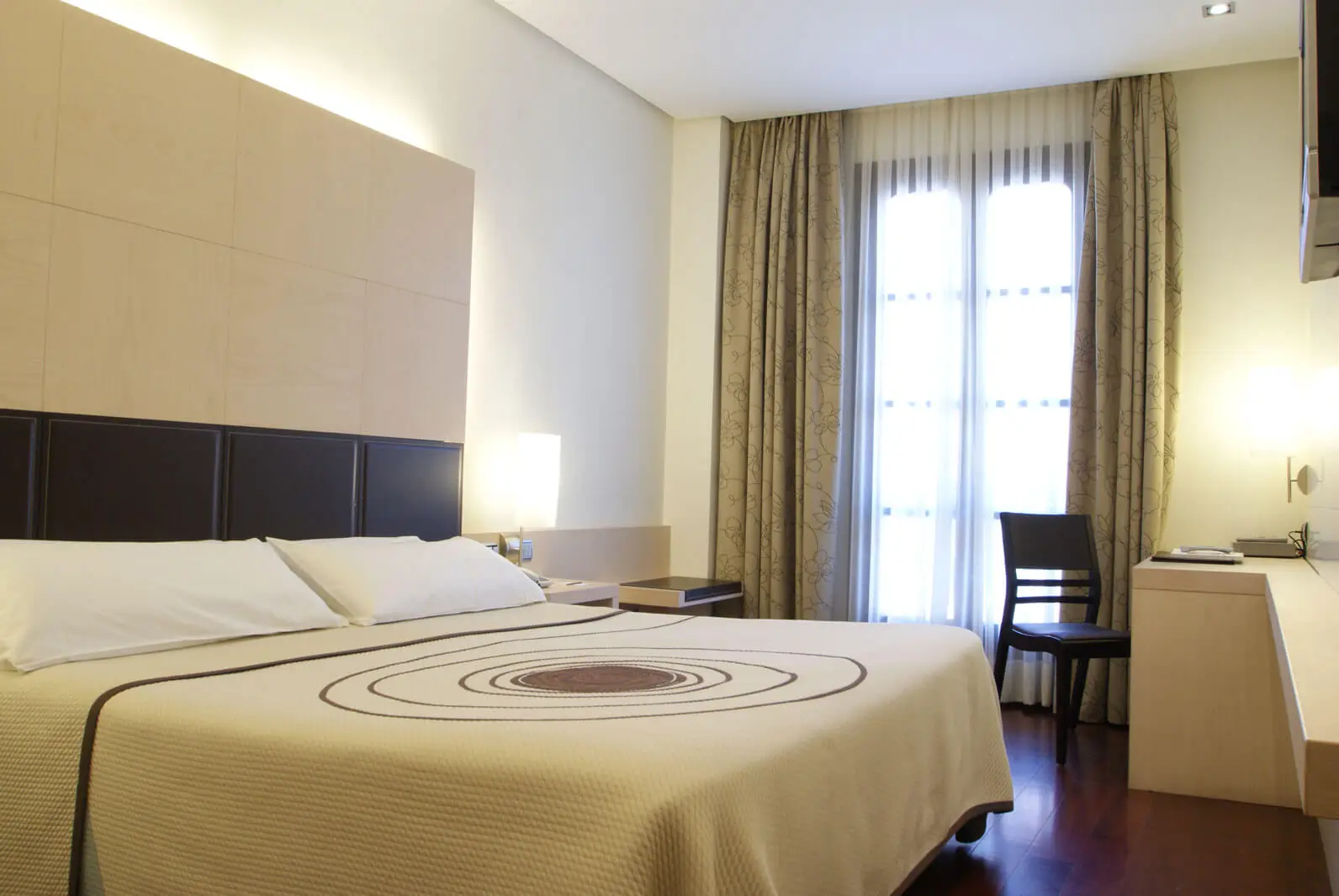 Habitación individual del Hotel Mozart en el centro de Valladolid